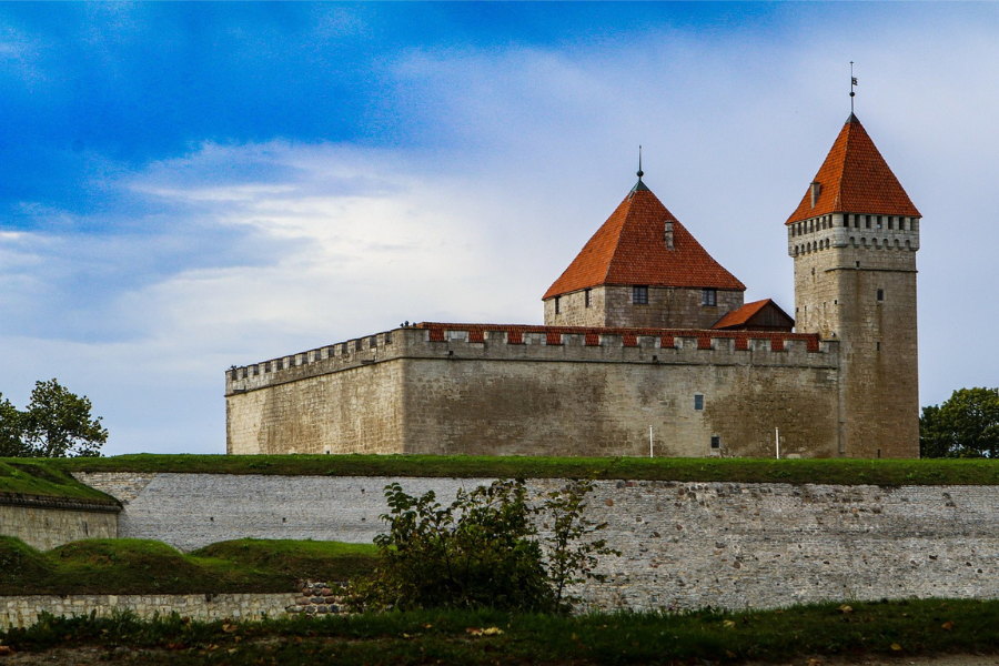 Kuresaarre castle on Saaremaa island 
