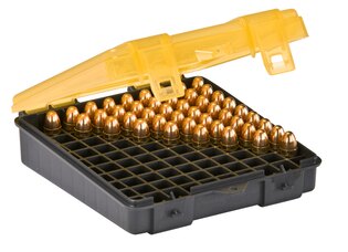 100 Count Ammo Case  - 9 mm/.380 Auto Plano Molding® USA - yellow