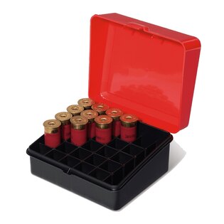 25- Shotshell Case Plano Molding® USA - Black/Red