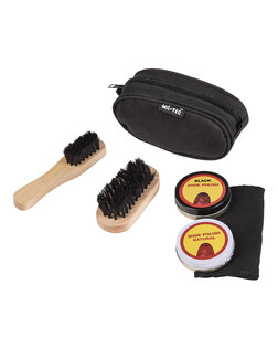 A shoe cleaning kit in a Mil-Tec® case