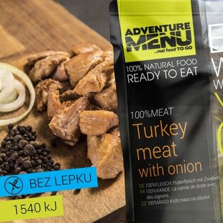 Adventure Menu® - 100% MEAT - Turkey meat on onion