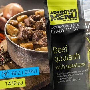 Adventure Menu® - Beef goulash with boiled potatoes 400 g