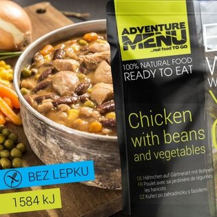 Adventure Menu® - Chicken with beans and vegetables 400 g