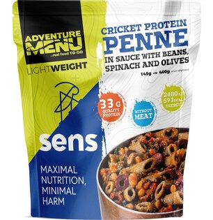 Adventure Menu® - Cricket protein penne in sauce with beans 400 g 