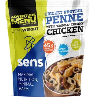 Adventure Menu® Cricket protein penne with creamy chicken 400 g 