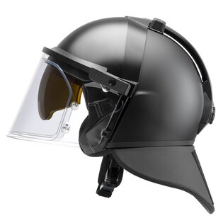 Anti-impact helmet with quick attachment to a mask / laser protection P100N LPA