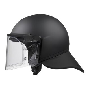 Anti-impact helmet with quick attachment to a mask P100N A