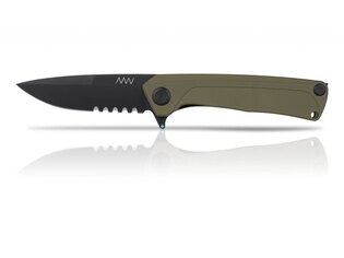 ANV® Z100 G10 Liner Lock Folding Knife with Combined Edge