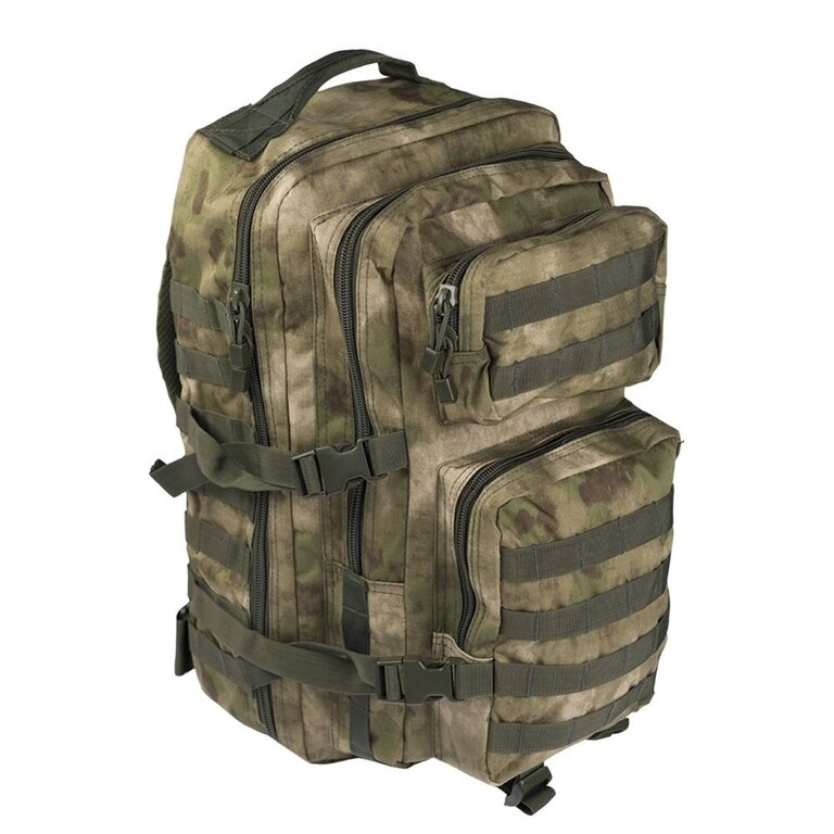 Mil-Tec 20L Small US Assault Patrol Tactical Backpack MOLLE Hiking Bag Woodland 
