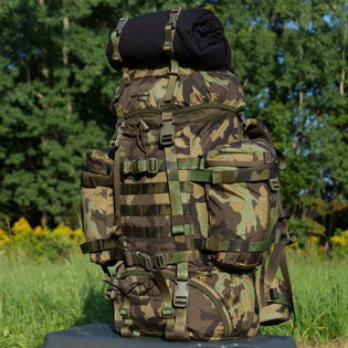 Backpack Camo Old School Board Bag Green 36x46x16cm 