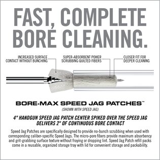 Bore-Max Speed ​​Jag Patches Real Avid®, 250 pcs