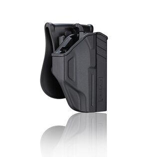 Cytac® T-ThumbSmart pistol holster for Glock 42 + universal Cytac® magazine case - black