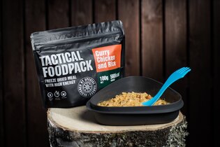 Dehydrated food Tactical Foodpack® chicken curry with rice