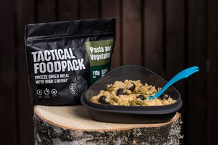 Dehydrated food Tactical Foodpack® pasta with vegetables