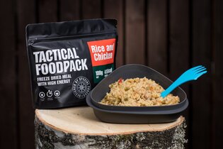 Dehydrated food Tactical Foodpack® rice with chicken 