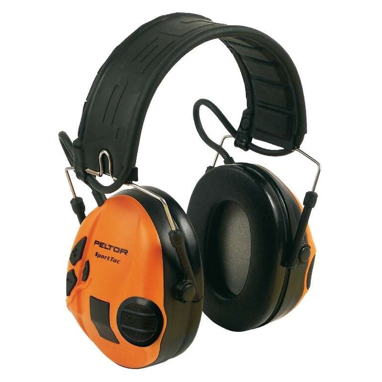 3M PELTOR ELECTRONIC EAR DEFENDERS SportTac Green/Orange 