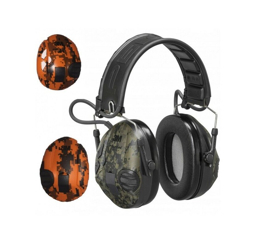 Electronic headset 3M® PELTOR® Slimline - green, orange |