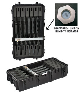 Explorer Case® Durable Waterproof Case 10826 for 12 rifles, with foam