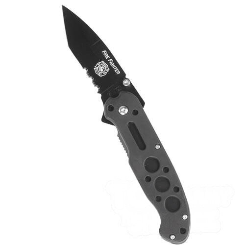 FIRE FIGHTER Mil-Tec® combined blade closing knife