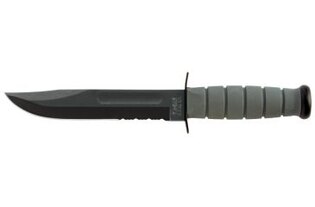 Fixed Blade Knife KA-BAR® 5012 - Fighting-Utility Knife foliage green combo blade