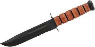 Fixed Blade Knife USMC The Legend KA-BAR®, combo blade 