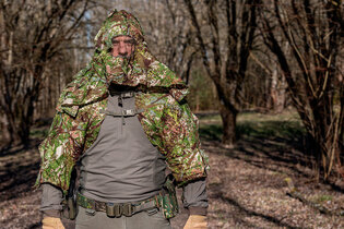 Ghosthood® Ghillie Short camouflage parka IRR
