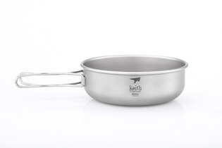 Keith® 500 ml titanium cookware with handle