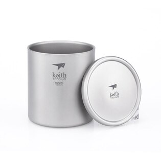Keith® 600 ml titanium thermocup with lid