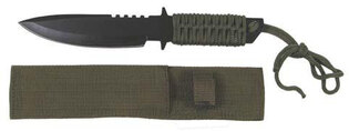 MFH® fixed blade universal knife with paracord
