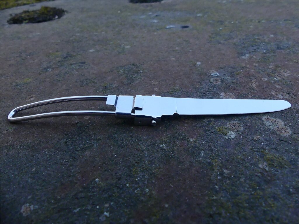 MFH® folding knife - stainless steel 