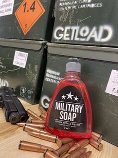 Military Soap® specialized liquid soap for hands, body and hair