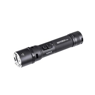 NexTorch® P86 1600lm flashlight with 120dB electronic whistle