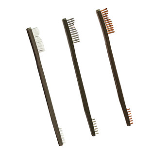 Otis Defense® AP Brushes Nylon/Bronze/Stainless Steel, 3 pcs