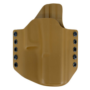 OWB Glock 17 - outside the waistband pistol holster with half SweatGuard RH Holsters®