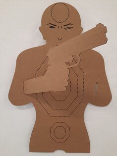Real Target® Cardboard Target Man 