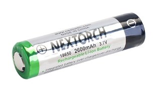 Rechargeable battery 18650 (2600 mAh) NexTorch®