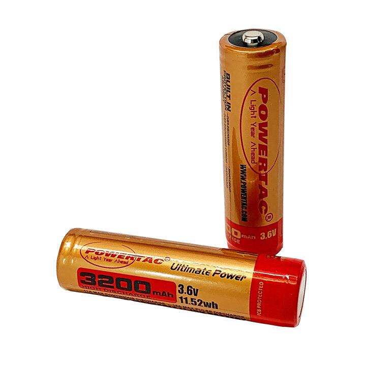 Rechargeable battery 18650 (3200 mAh) PowerTac®