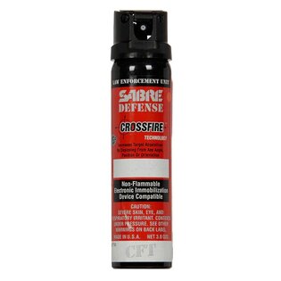 Sabre Red® Crossfire MK-4 Defense pepper spray, stream