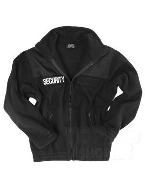 SECURITY fleece Mil-Tec® jacket - black
