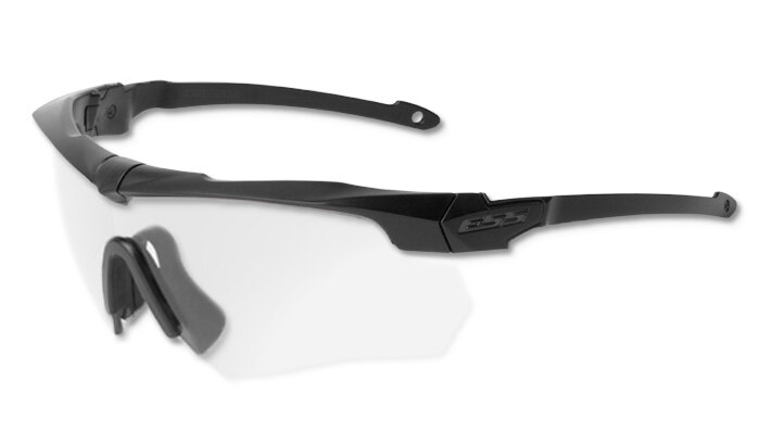 ESS Crossbow Suppressor Safety GlassesBlack FrameHD Copper Lens 