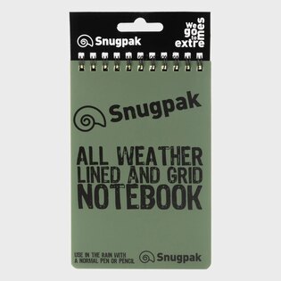 Snugpak® Water Resistant Notebook, lined, squared
