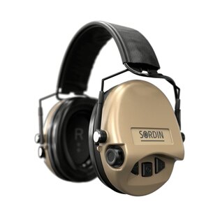 Sordin® Supreme Mil-Spec AUX SFA Electronic Earmuffs