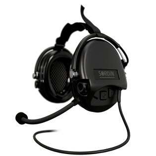 Sordin® Supreme Mil-Spec CC Neckband Electronic Earmuffs, with microphone