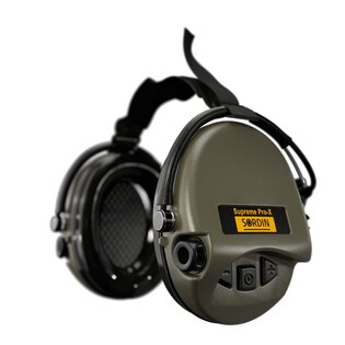 Sordin® Supreme Pro-X Neckband Electronic Earmuffs