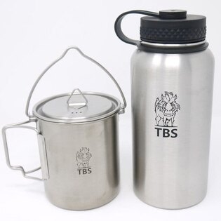 Stainless steel cup + bottle Single TBS Outdoor®