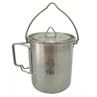 Stainless steel pot with TBS Outdoor® 750 ml lid