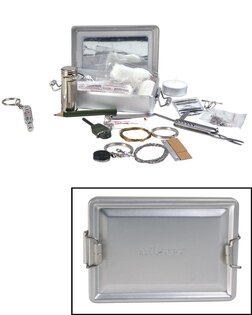 Survival kit  ALUBOX Mil-Tec® - silver