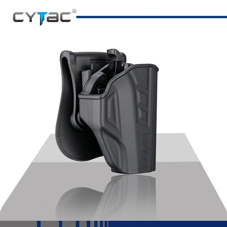 T-ThumbSmart Cytac® Taurus PT709 Slim pistol case + universal cytac® magazine case - black