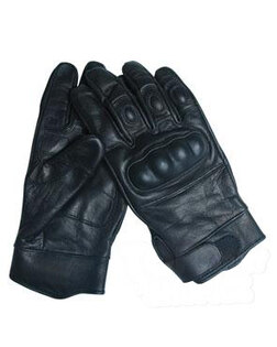 TACTICAL Mil-Tec® leather gloves with protection 