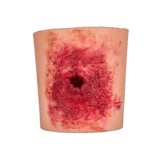 TactiFlesh Hyper-realistic wound moulage - GSW 